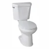 Glacier Bay 2-Piece 1.28 GPF High Efficiency Single Flush Elongated Toilet - White