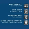 Glacier Bay 2-Piece 1.28 GPF High Efficiency Single Flush Elongated Toilet - White