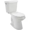 Glacier Bay 2-Piece 1.28 GPF High Efficiency Single Flush Elongated Toilet - White