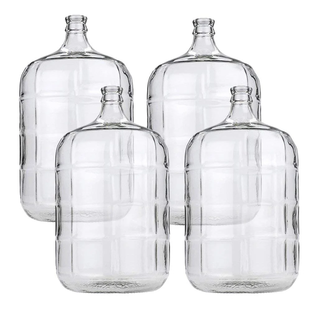 Glass Carboys 5 Gallon 4 Pack - Beer Or Wine Making