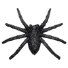 Glitter Spiders Decorations, Black, 8 Count, Halloween by Way To Celebrate