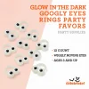 Glow-in-the-Dark Googly Eyes Rings Party Favors, Multicolor, 12 Count, Halloween by Way To Celebrate
