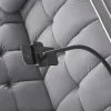 GNIXUU 3-in-1 Velvet Sleeper Sofa Bed With Adjustable Backrest And Storage - 55.5in W x 36in D x 30in H, 70in D x 45in W