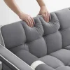 GNIXUU 3-in-1 Velvet Sleeper Sofa Bed With Adjustable Backrest And Storage - 55.5in W x 36in D x 30in H, 70in D x 45in W