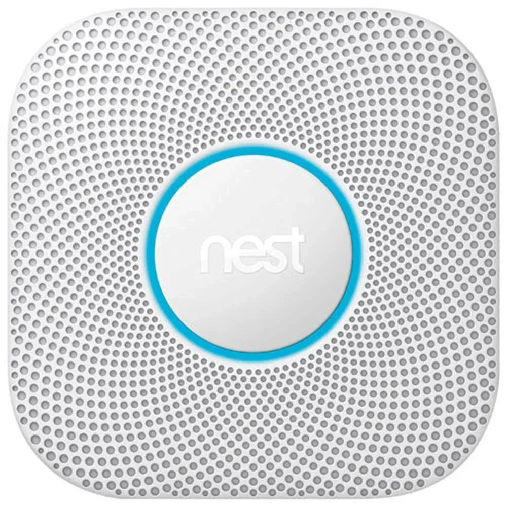 Google Nest Protect 2nd Gen Wired Smoke & CO Alarm With Voice Alerts And Phone Notifications