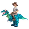 GOOSH 55 inch Halloween Costume Inflatable Dinosaur Costume, Toddler Dinosaur Costume Blow Up Dinosaur Costume Kids Size