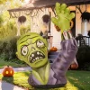 GOOSH Halloween Inflatable 5 FT Zombie Inflatable Shaking Hands, Zombie Inflatable Halloween Decorations Scary Halloween