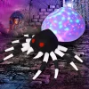 GOOSH Halloween Inflatable 6 FT Spider Inflatables Outdoor Decorations with Magic Light, Scary Inflatable Halloween Spid