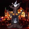 GOOSH Halloween Inflatables 9 FT Animated Halloween Tree Inflatables with Built-in LED lights, Scary Spooky Tree Inflata