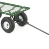 Gorilla Carts Steel Garden Cart, 3 Cu Ft, 400 Lb Capacity, Pneumatic Tires