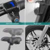 GOTRAX Folding Electric Bike For Adults And Teens, 14 inch, 250W, 15.5 mph, 15 Miles, Black - S2