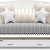 Graco 5-in-1 Convertible Crib With Storage Drawer, White