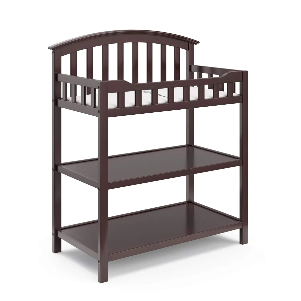 Graco Convertible Espresso Changing Table With Removable Pad
