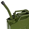 Green Steel Jerry Fuel Can - 20L (5-Gallons)