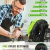 Greenworks 24V 10in 5-Speed Fan 500 CFM With 2.0Ah USB Battery And Charger