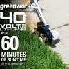 Greenworks 40V Brushless Edger With 8in Blade, 4.0Ah Battery And Charger