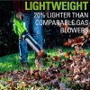 Greenworks 40V Cordless Brushless Axial Leaf Blower, 130 MPH, 550 CFM, 75+ Compatible Tools