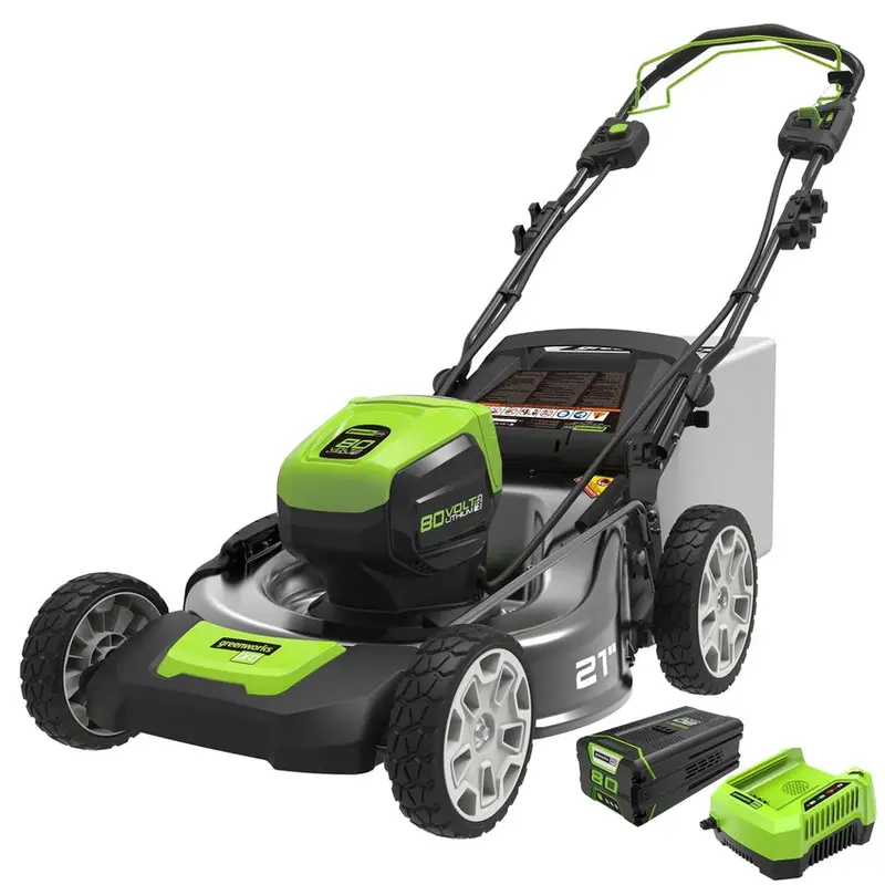 Greenworks 80V Cordless 21-Inch Self-Propelled Brushless Lawn Mower
