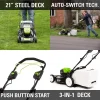 Greenworks 80V Cordless 21-Inch Self-Propelled Brushless Lawn Mower