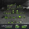 Greenworks Cordless Edger 60V 8 in Brushless With 2.0 Ah Battery And Charger