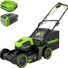 Greenworks Cordless Push Lawn Mower 60V 17in 4.0Ah Battery 3A Charger - 60v-17-push-4-0ah