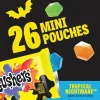 Gushers Tropical Nightmare Fruit Flavored Snacks Mini Pouches, Halloween Treats, 26 Count