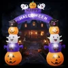 GVDV 8 FT Halloween Inflatables Archway Outdoor Decorations for Front Yard Lawn Garden Decor