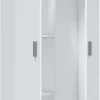 Habitdesign Multi-Purpose Broom Cabinet, 2 Doors, 3 Shelves, 180 x 73 x 37 cm, Matt White
