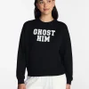 Halloween and Fall Women's French Terry Knit Lounge Sleep Top with Long Sleeves
