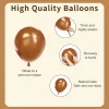 Halloween Balloons Set, 65Pcs 12Inch Black Orange Purple Green Balloons Kit, Black and Orange Latex Balloons for Birthda