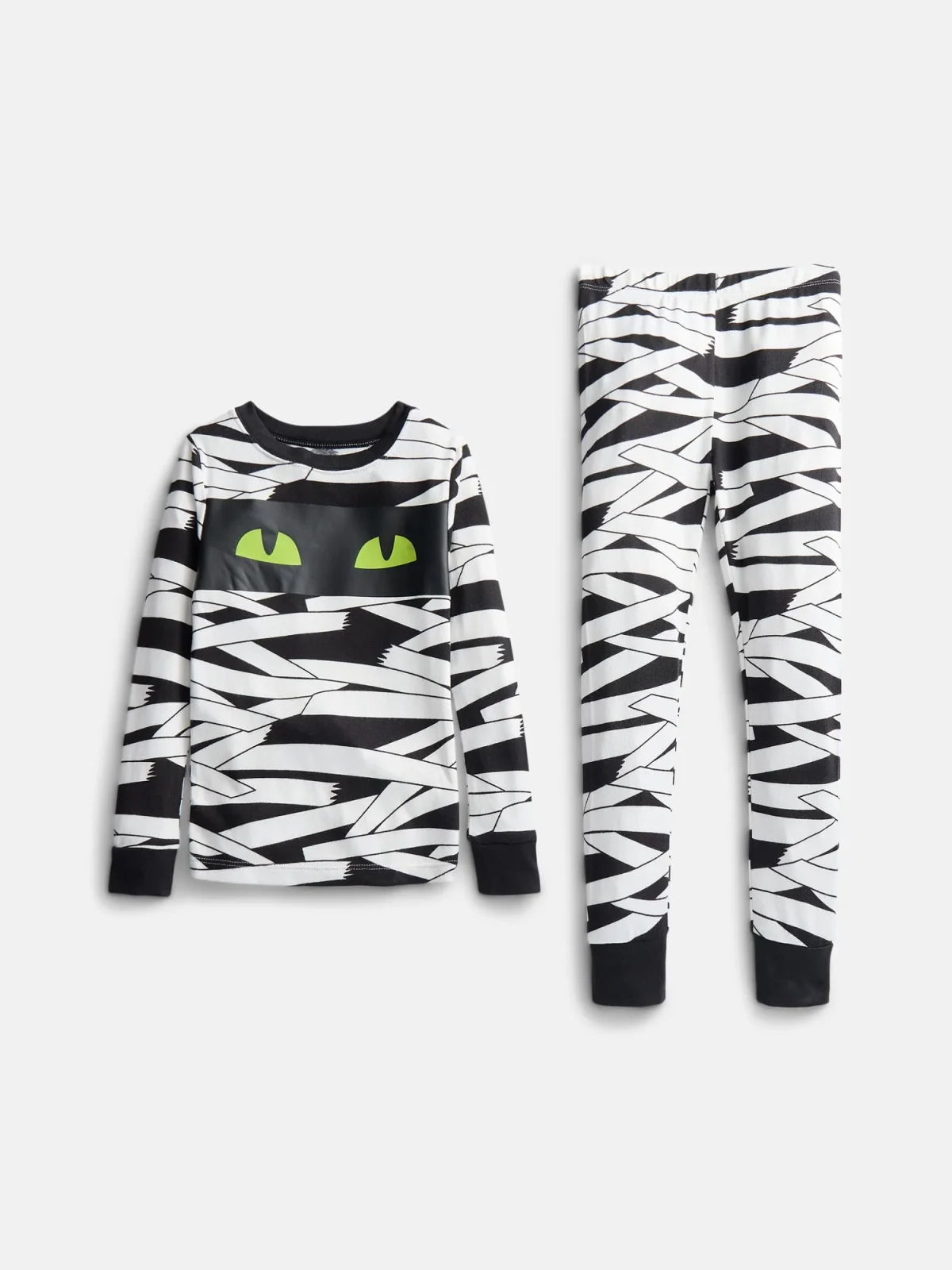 Halloween Boys' Glow In the Dark Top and Pants Pajama Set from Way to Celebrate, 2-Piece