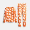 Halloween Boys' Glow In the Dark Top and Pants Pajama Set from Way to Celebrate, 2-Piece