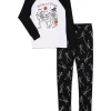 Halloween Boys' Glow In the Dark Top and Pants Pajama Set from Way to Celebrate, 2-Piece