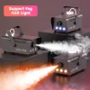 Halloween Fog Machine 500W RGB LED Smoke Machine Stage Lighting Effect with Remote Control for Halloween Wedding DJ Show