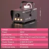 Halloween Fog Machine 500W RGB LED Smoke Machine Stage Lighting Effect with Remote Control for Halloween Wedding DJ Show