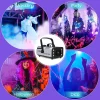 Halloween Fog Machine Smoke Machine 1200W with RGB LED Lights & Remote - Haze Smoke Generator for Halloween, Party, Stag