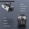 Halloween Fog Machine Smoke Machine 1200W with RGB LED Lights & Remote - Haze Smoke Generator for Halloween, Party, Stag