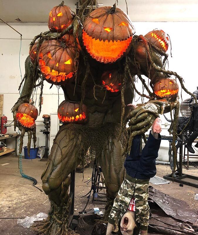 Halloween Giant Pumpkin Monster, 8-Foot - 2025