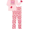 Halloween Girls' Tight Fit Long Sleeve Top and Pants Pajama Set from Way to Celebrate, 2-Piece, Sizes 4-10
