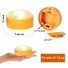 Halloween LED Pumpkin Lights Battery Operated - Orange Pumpkin Lights with Timer and Remote Halloween Decor - Halloween