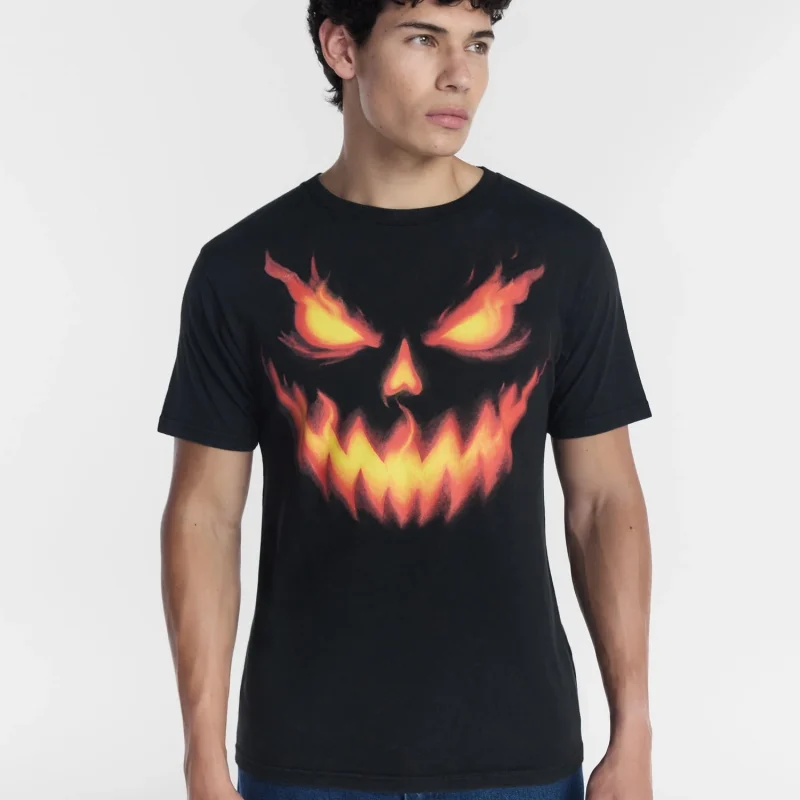Halloween Men's Evil Jack Graphic Tee from Way to Celebrate, Sizes XS-4XLT