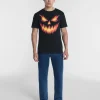 Halloween Men's Evil Jack Graphic Tee from Way to Celebrate, Sizes XS-4XLT