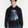 Halloween Oversized Fit Jack O'Lantern Pumpkin Graphic Fleece Hoodie Sweatshirt, Men's Sizes XS-4XLT