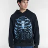 Halloween Oversized Fit Jack O'Lantern Pumpkin Graphic Fleece Hoodie Sweatshirt, Men's Sizes XS-4XLT