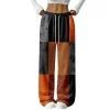 Halloween Pajama Pants for Women Halloween Pumpkin Print Fuzzy Sleep Pants for Women Warm Cozy Pj Bottoms Lounge Pants P