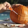 Halloween Plastic Pumpkin Carving Tool Set,Ergonomic Grip Portable Compact Build,Practical Craft Prop For Home Diy Activ