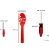 Halloween Pumpkin Carving Kit - 4 Carving Tools and 8 Paper Stencils Patterns for Kids and Adults
