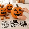 Halloween Pumpkin Carving Kit Pumpkin Carving Stickers Professional Detail Sculpting Tools Double-Side Sculpting Tool fo