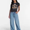 Halloween Stamp Women's Graphic Tee with Short Sleeves, Sizes XXS-XXL