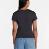 Halloween Stamp Women's Graphic Tee with Short Sleeves, Sizes XXS-XXL